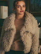 Jodie Comer Killing Eve Shearling Jacket