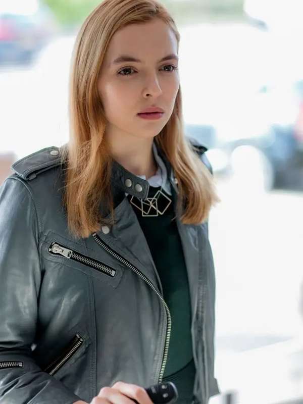 Jodie Comer Killing Eve Leather Jacket