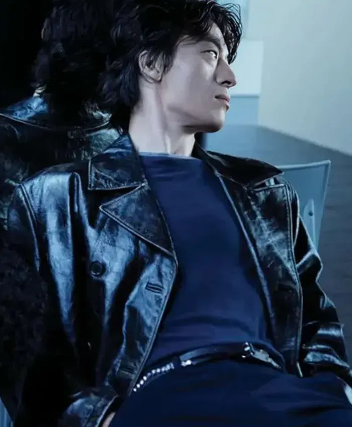 Koo Kyo-hwan TV Series Once We Were Us Black Leather Blazer style jacket For Mens