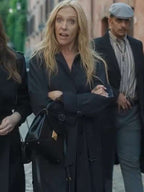 Mafia Mamma 2023 Kristin Black Trench Coat