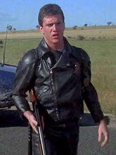 Mad Max Mel Gibson Black Leather Jacket