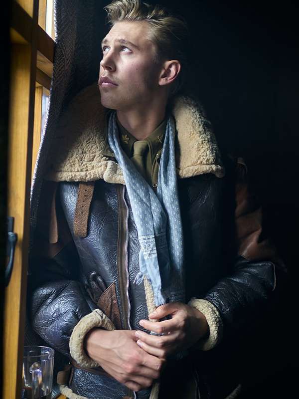 Masters Of The Air Austin Butler Leather Jacket