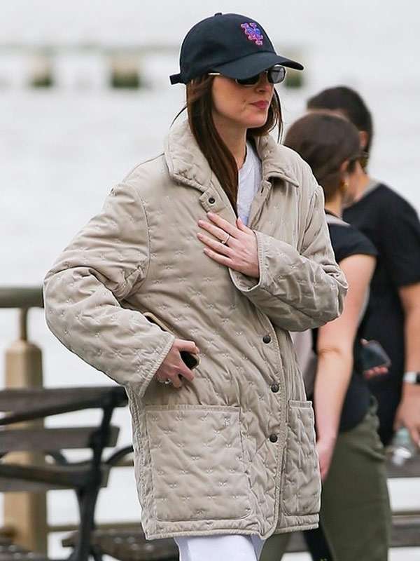 Dakota Johnson Materialists Jacket
