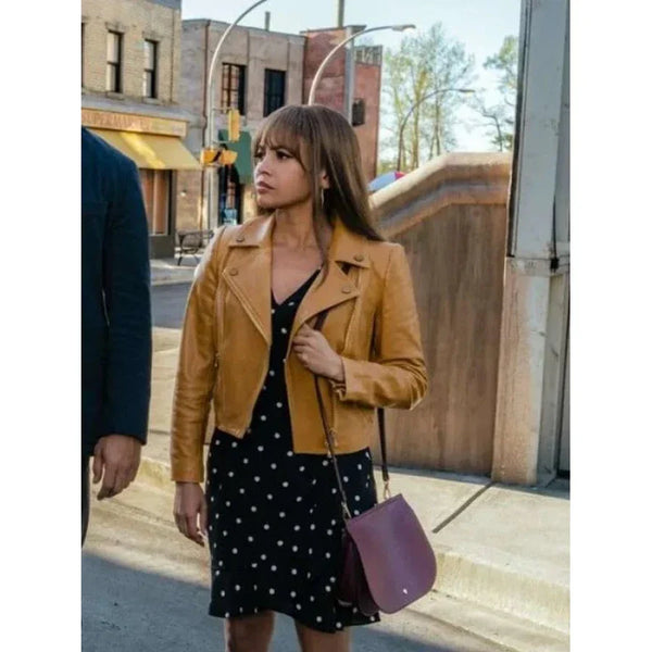 Wild Cards Max Mitchell Brown Leather Jacket