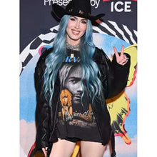 Coachella 2024 Megan Fox Black Leather Jacket