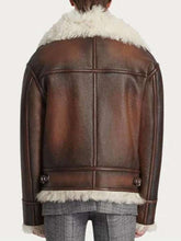 Men’s Brown Aviator Leather Jacket