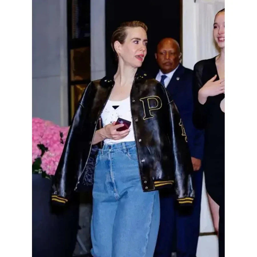 Met Gala After Party 2024 Sarah Paulson Jacket