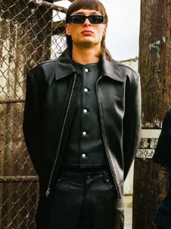 Peso Pluma Peso Completo 2024 Leather Jacket