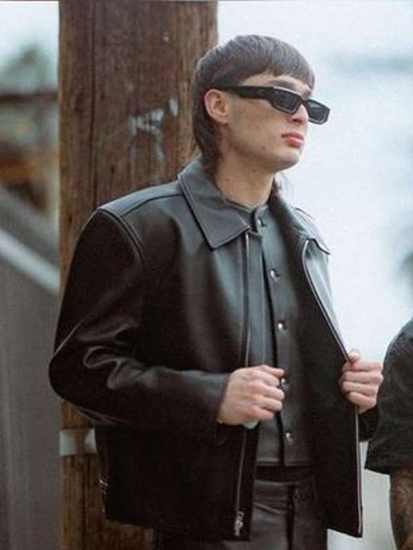 Peso Pluma Peso Completo 2024 Leather Jacket
