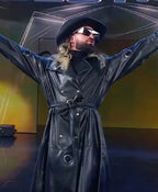 Seth Rollins Monday Night RAW 2025 Black Trench Coat