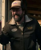 Buy Brett Gelman TV Series Stranger Things S05 Murray Bauman Black Cotton Fabric Jacket