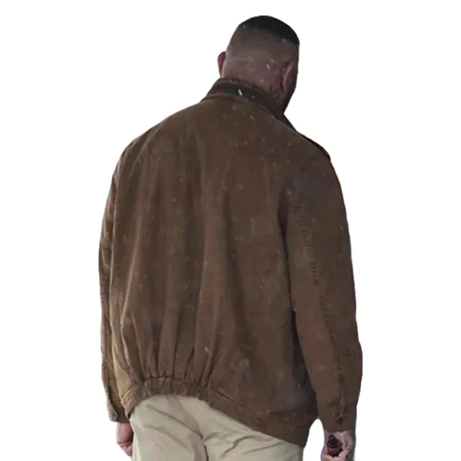 Dave Bautista My Spy 2 Brown Jacket
