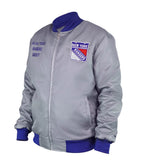 NY Rangers Team OG 2.0 Silver Satin Jacket