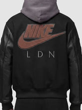 Nike x Jordan London Black Wool Varsity Jacket