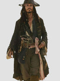 Pirates of the Caribbean Captain Jack Sparrow Trench Coat
