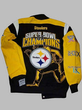 Super Bowl Champions 6X Pittsburgh Steelers Leather Jacket