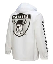 Raiders Coaches Full-Snap White Hoodie
