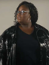 Raven Goodwin Style Me for Christmas Black Leather Jacket