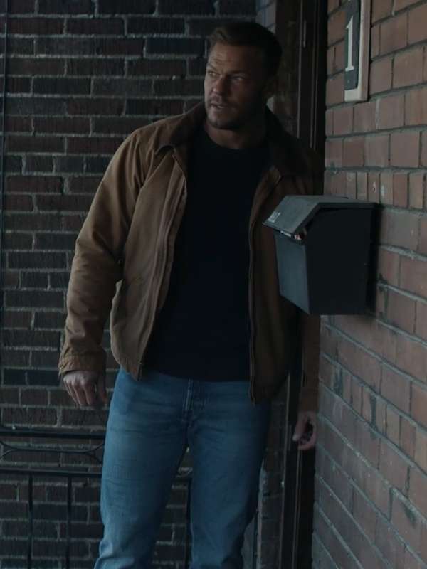 Alan Ritchson Reacher S02 Brown Jacket