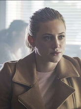 Lili Reinhart Riverdale Brown Suede Leather Jacket