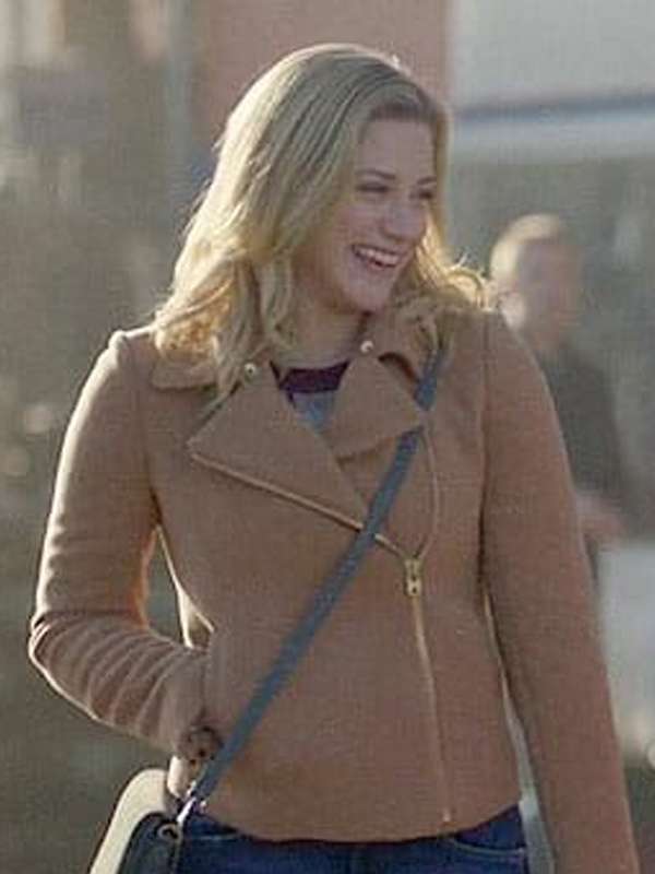 Lili Reinhart Riverdale Brown Suede Leather Jacket