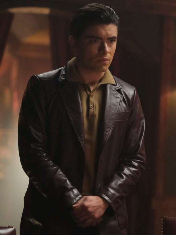 Riverdale Season 5 Michael Consuelos Brown Leather Jacket