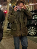 Here Comes the Flood Robert Pattinson Hooded Jacket