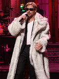 Snl Ryan Gosling White Fur Coat