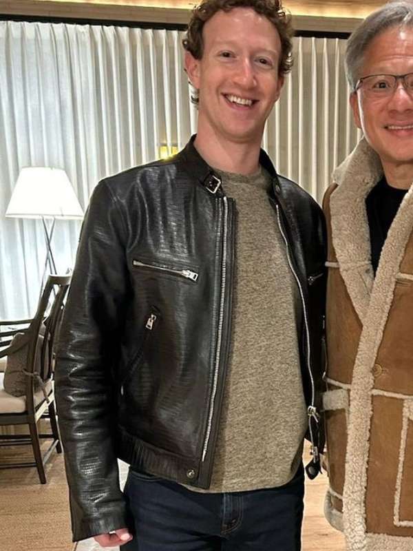 Mark Zuckerberg SIGGRAPH Asia 2024 Leather Jacket