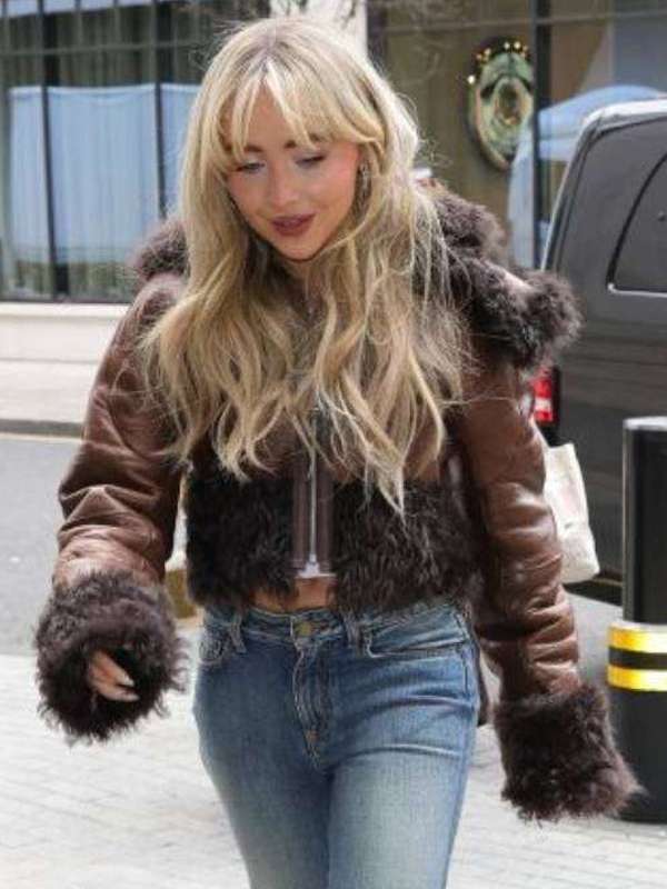 BBC Radio 1 Sabrina Carpenter Leather Jacket