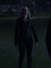 Avengers Endgame Scarlett Johansson Black Leather Jacket