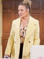 Sharon Newman The Young and the Restless Yellow Coat