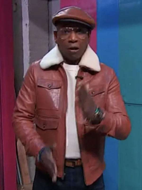 Guy Torry Sherri Brown Leather Jacket