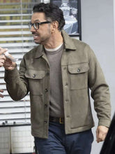 Al Madrigal Shifting Gears S02 Suede Leather Jacket