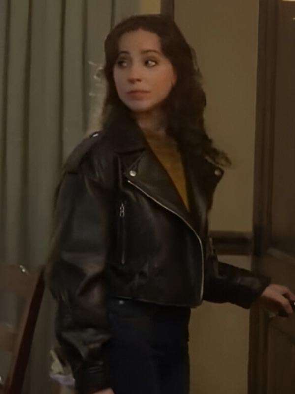 Cruise Ship Murde Skye Coyne Black Leather Jacket