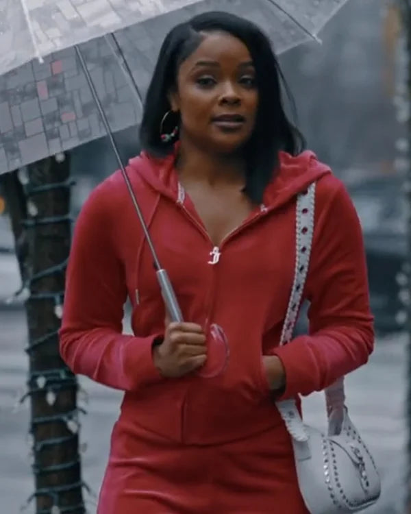 Strength Of A Woman Ajiona Alexus Pink Zipper Hoodie