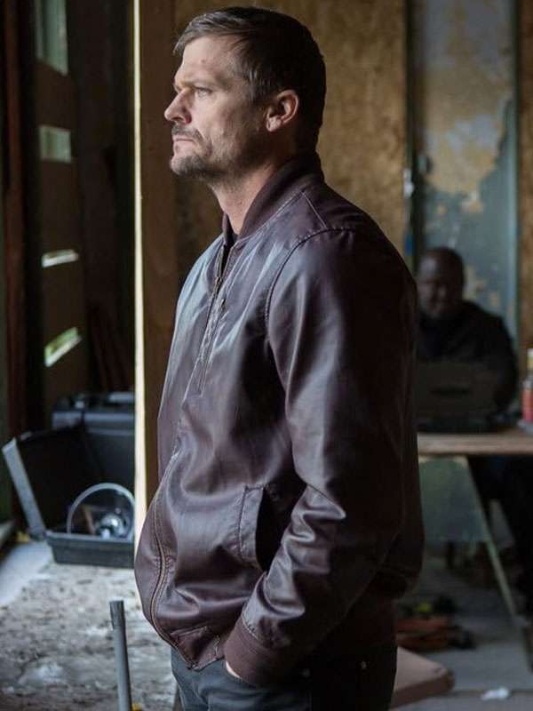 Bailey Chase Grimm Bomber Leather Jacket