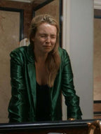 Jodie Comer Killing Eve S02 Green Trench Coat