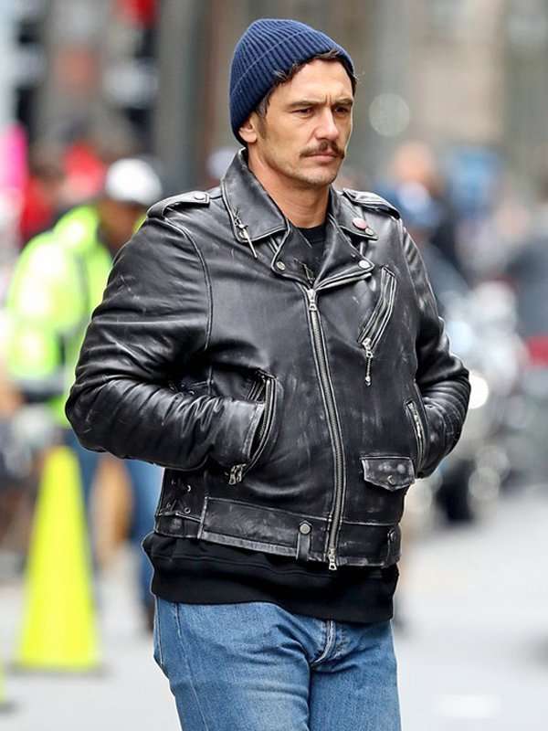 James Franco The Deuce Motorcycle Leather Jacket