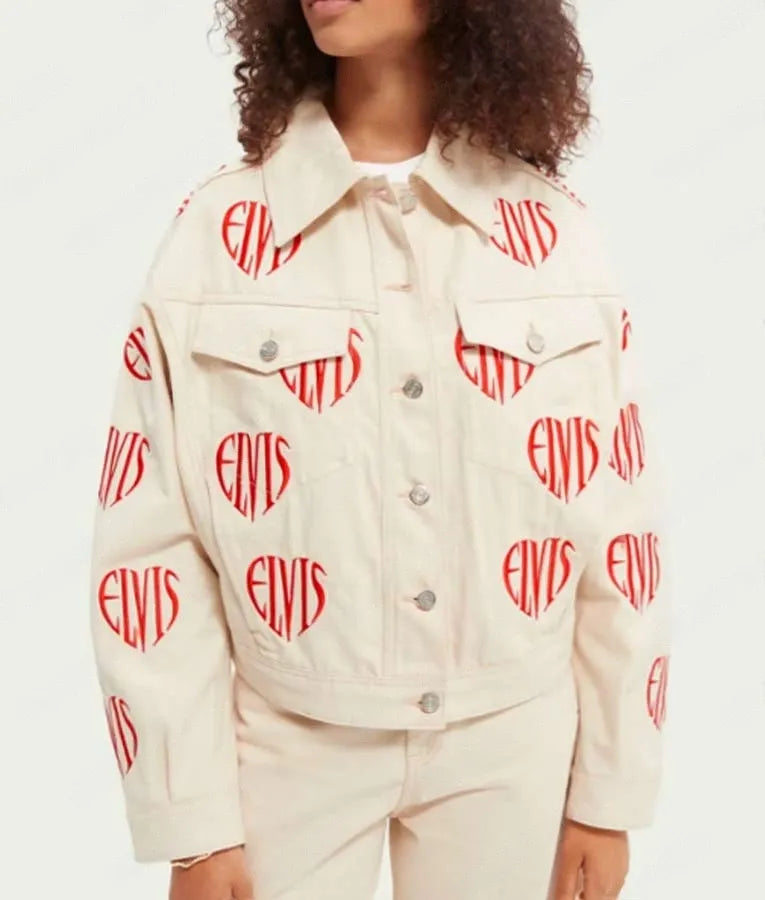 Grown-ish S05 Zaara White Trucker Jacket