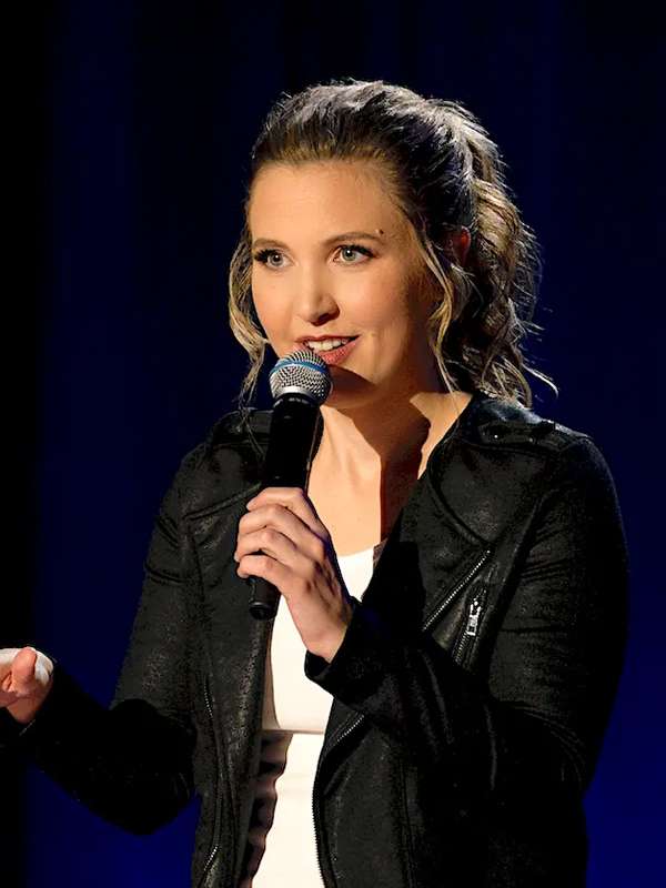 Taylor Tomlinson Quarter-Life Crisis Black Leather Jacket