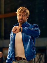 Ryan Gosling The Chase for Carrera Leather Jacket