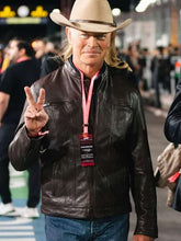Neal McDonough The Last Rodeo Brown Leather Jacket