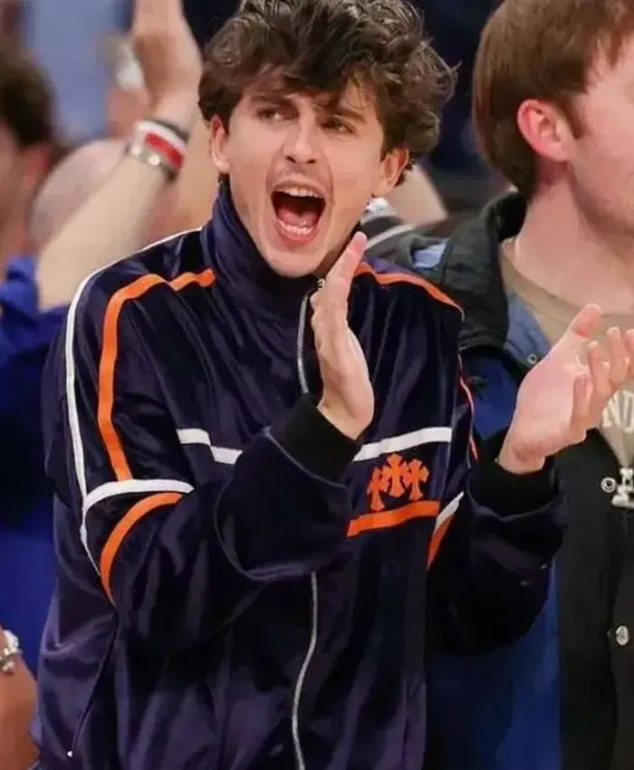 Timothee Chalamet New York Knicks Track Jacket
