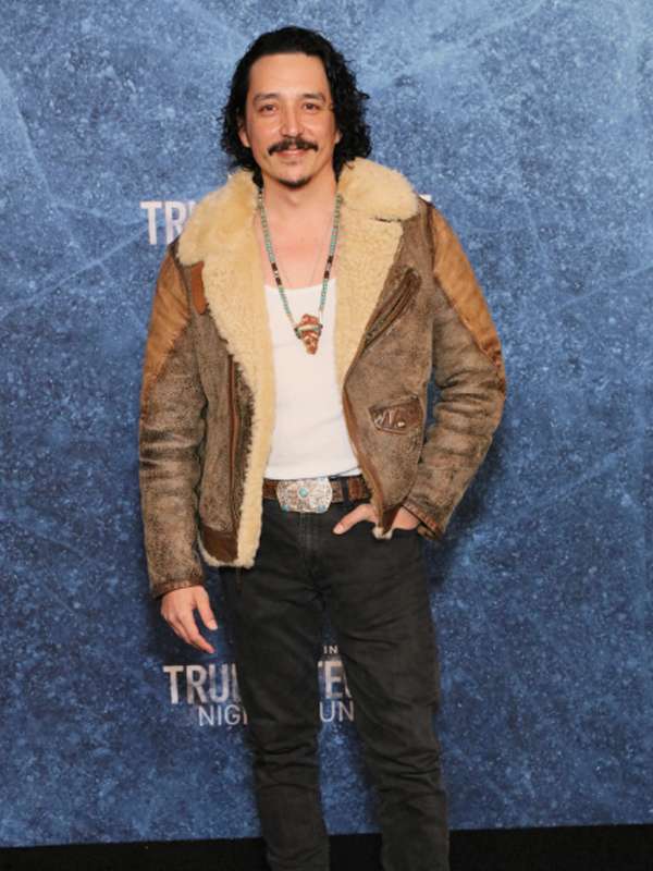 Miguel Gilb True Detective Brown Leather Jacket