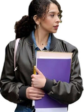 Sabrina Saudin True Justice Family Ties Black Leather Jacket