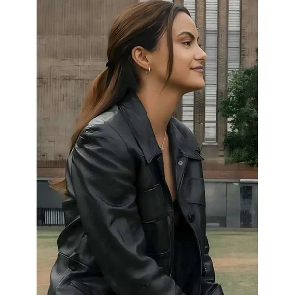 Upgraded 2024 Camila Mendes Leather Jacket
