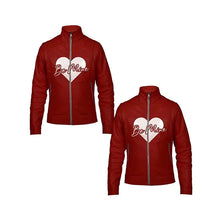 Couples Be Mine Valentine Red Leather Jacket
