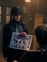 Jenna Ortega Wednesday Black Leather Jacket