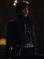Jenna Ortega Wednesday Black Leather Jacket